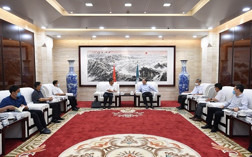 國家電網(wǎng)有限公司總經(jīng)理、黨組副書記辛保安會(huì)見寧夏回族自治區(qū)副主席吳秀章