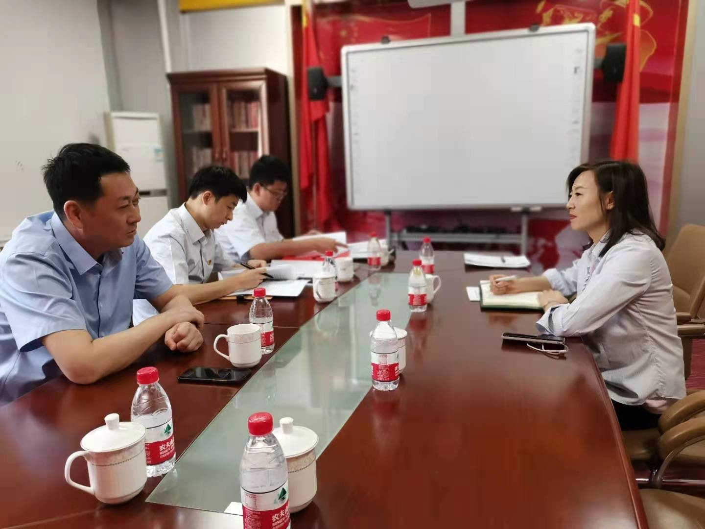副局長王永強到烏海電業(yè)局千里山分局開展黨史學習教育督導、領學