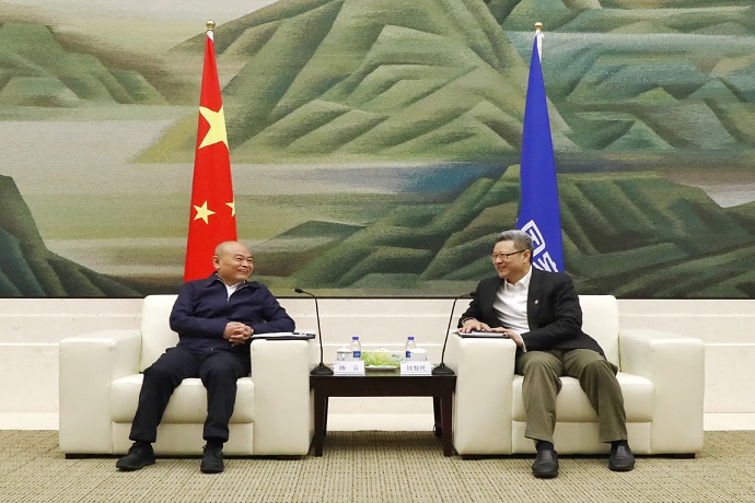 錢智民會(huì)見中國中鐵董事長、黨委書記陳云