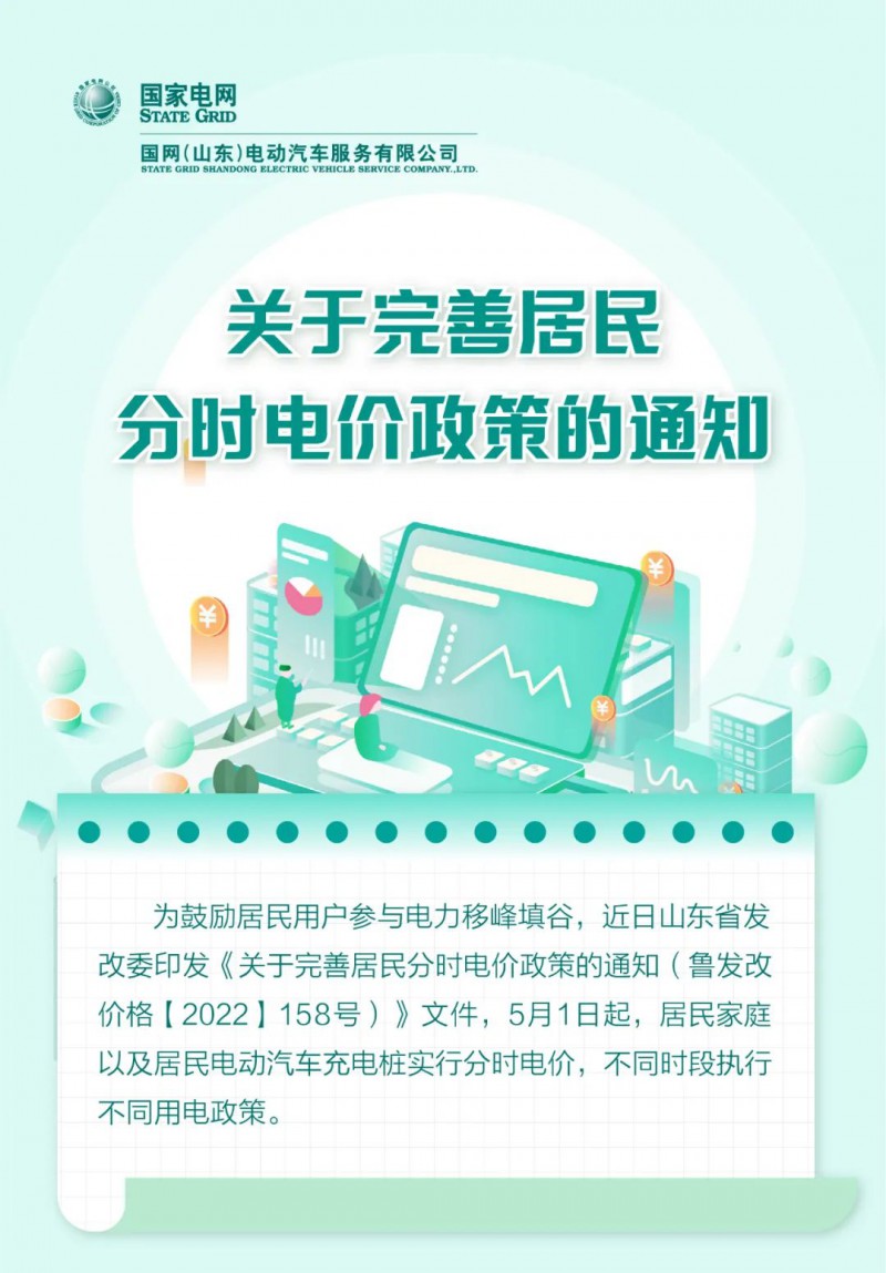山東居民分時電價政策，5月1日開始執(zhí)行！