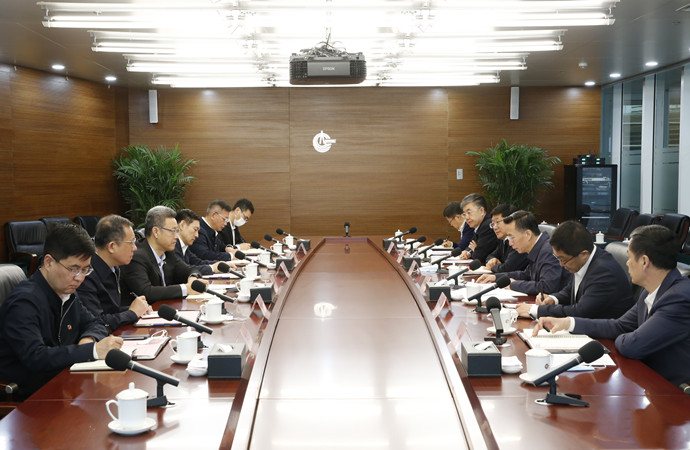 錢智民拜會中國海油董事長、黨組書記汪東進