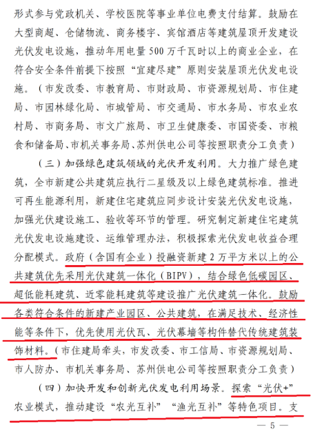 蘇州：國企廠房100%安裝分布式光伏！