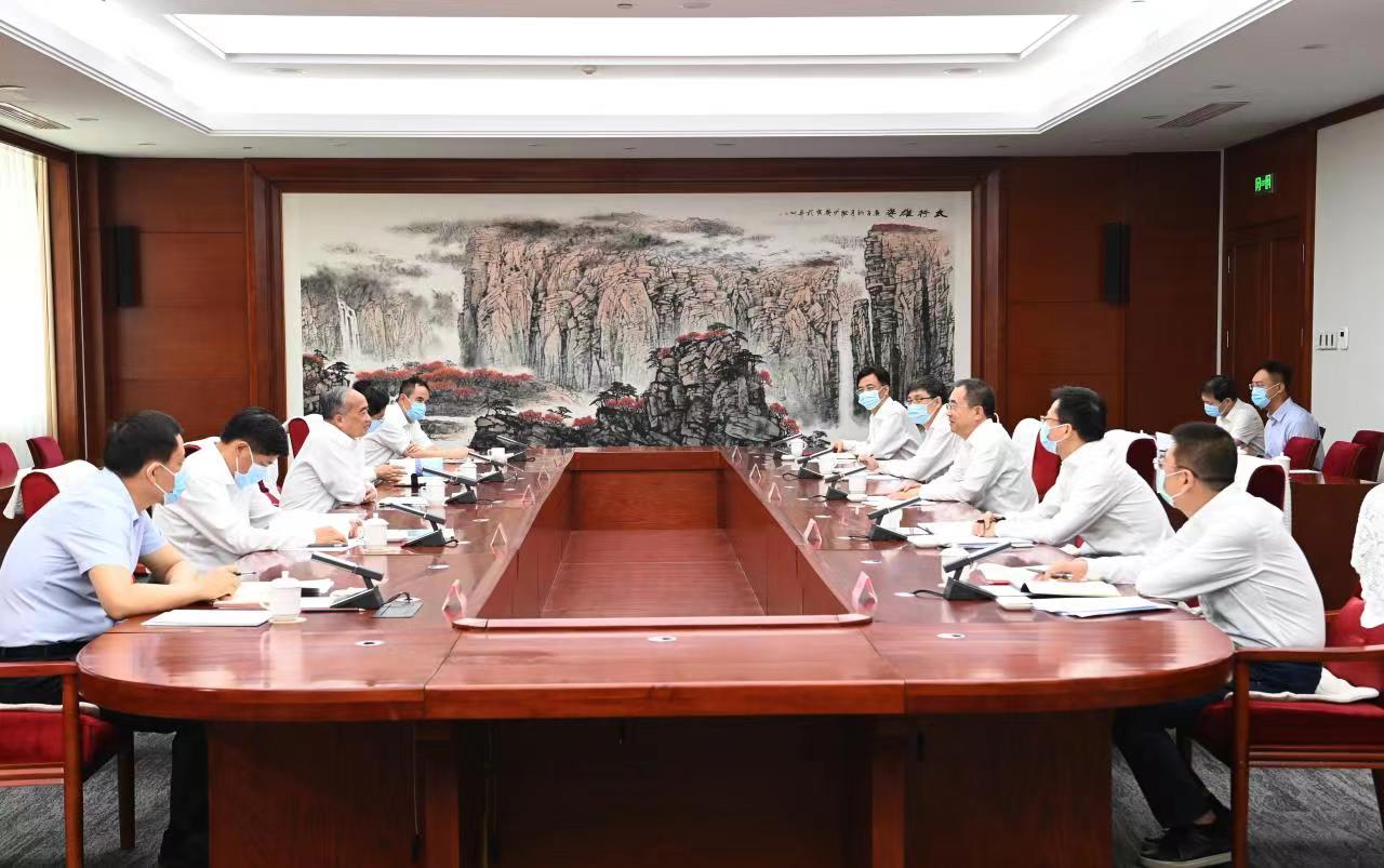 鄒磊拜會山西省委書記、省人大常委會主任林武