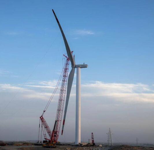深耕大西北，H171-4MW分散式風(fēng)電項(xiàng)目成功首吊!