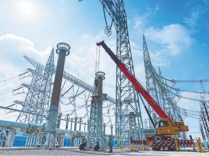 賦能京畿，北京東變電站擴(kuò)建忙