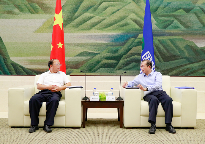 國家電投總經(jīng)理、黨組副書記江毅會(huì)見湖北省武漢市委常委、武漢經(jīng)開區(qū)工委書記劉子清