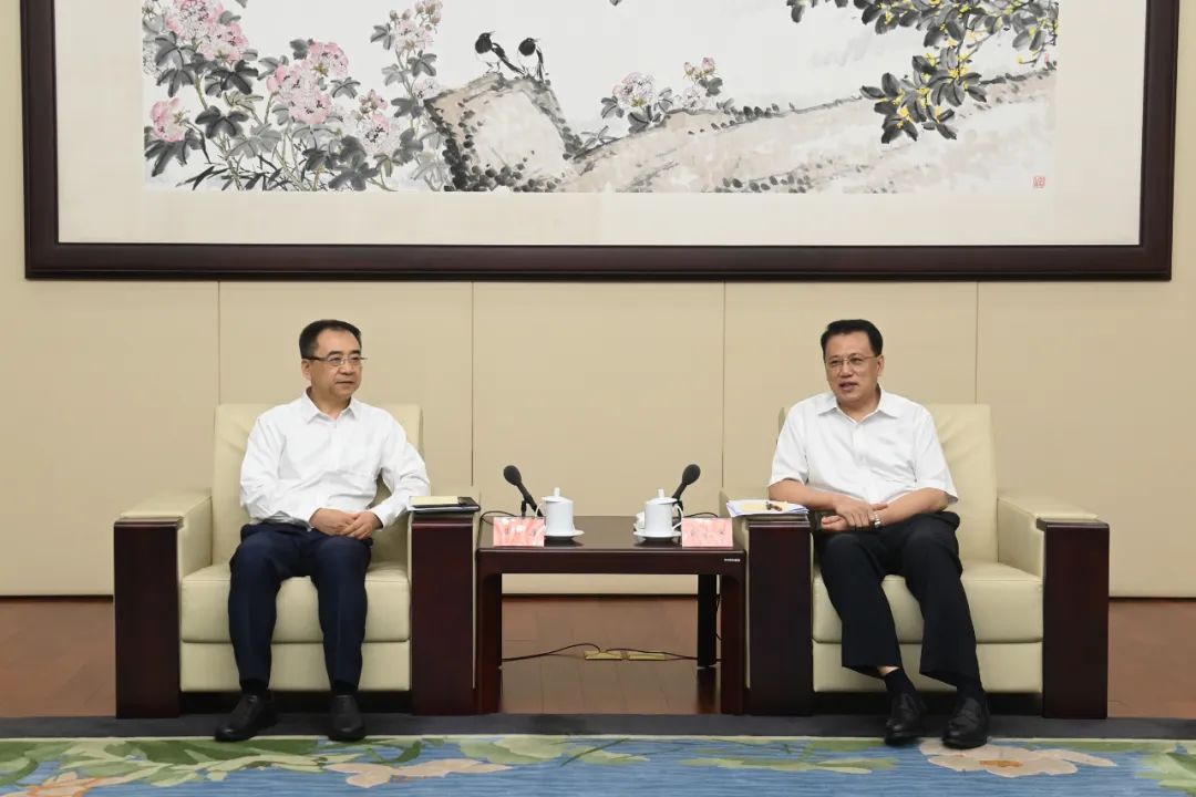 大唐集團(tuán)公司黨組書記、董事長(zhǎng)鄒磊拜會(huì)浙江省委書記、省人大常委會(huì)主任袁家軍