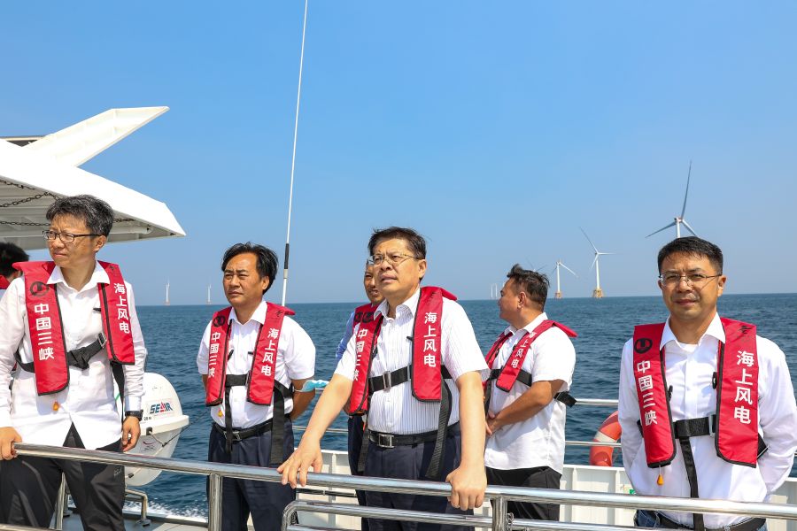 韓君赴廣東陽(yáng)江、福建福州調(diào)研三峽集團(tuán)海上風(fēng)電項(xiàng)目