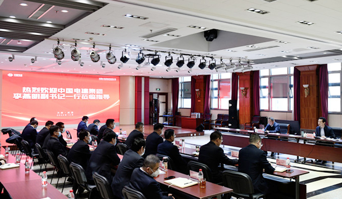 中國電建黨委副書記、董事李燕明到水電基礎(chǔ)局調(diào)研慰問