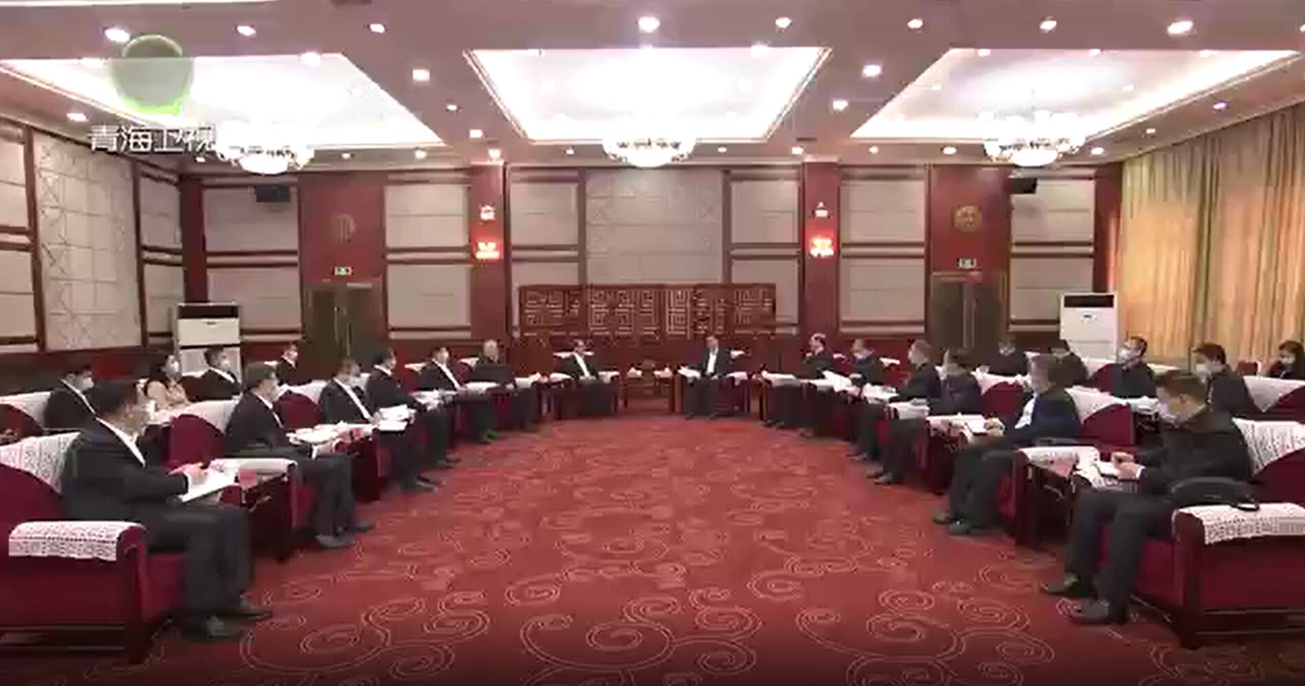 華電集團黨組書記江毅、黨組副書記葉向東拜會青海省委書記陳剛、省長吳曉軍