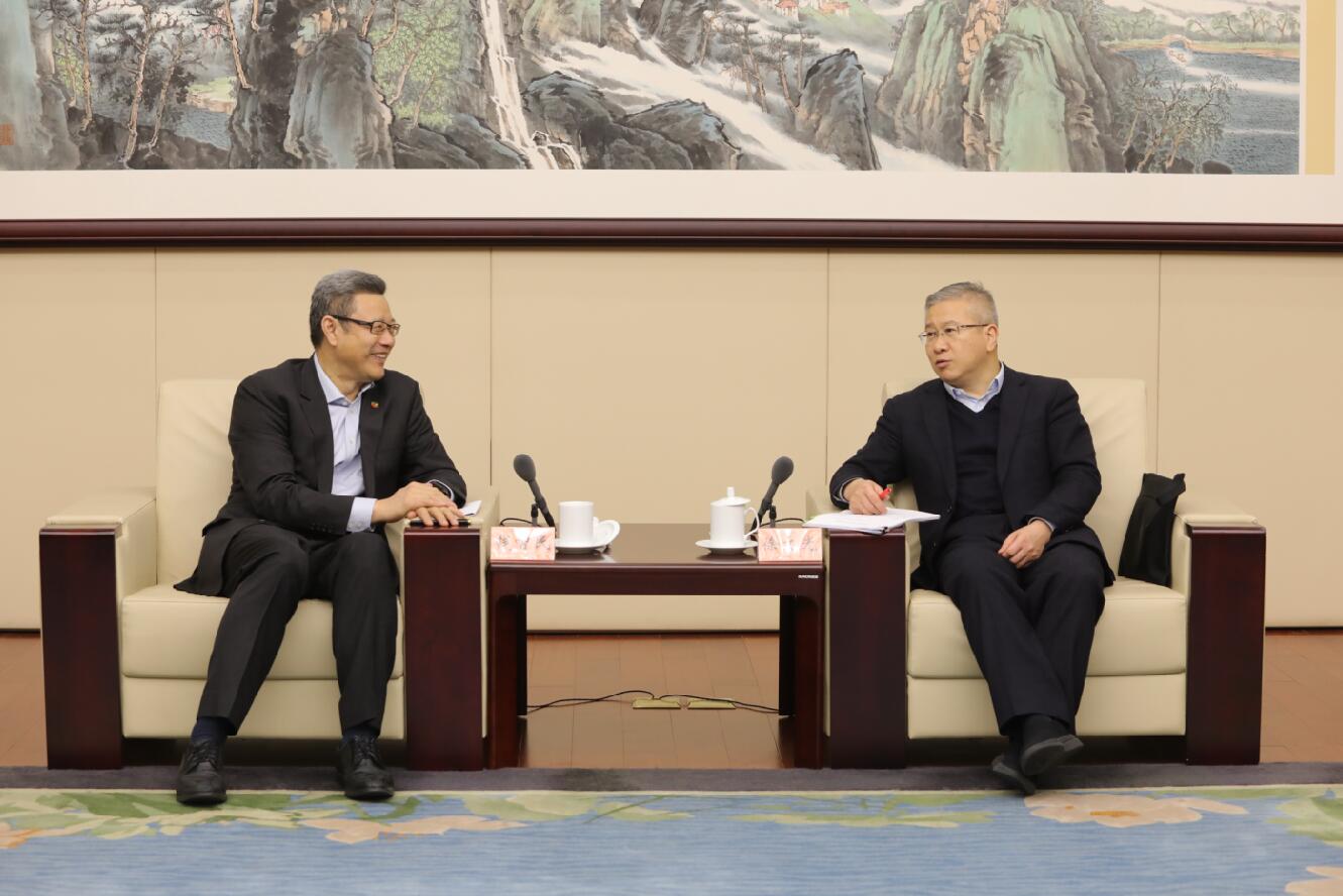 國家電投黨組書記、董事長錢智民拜會浙江省委常委、常務副省長徐文光