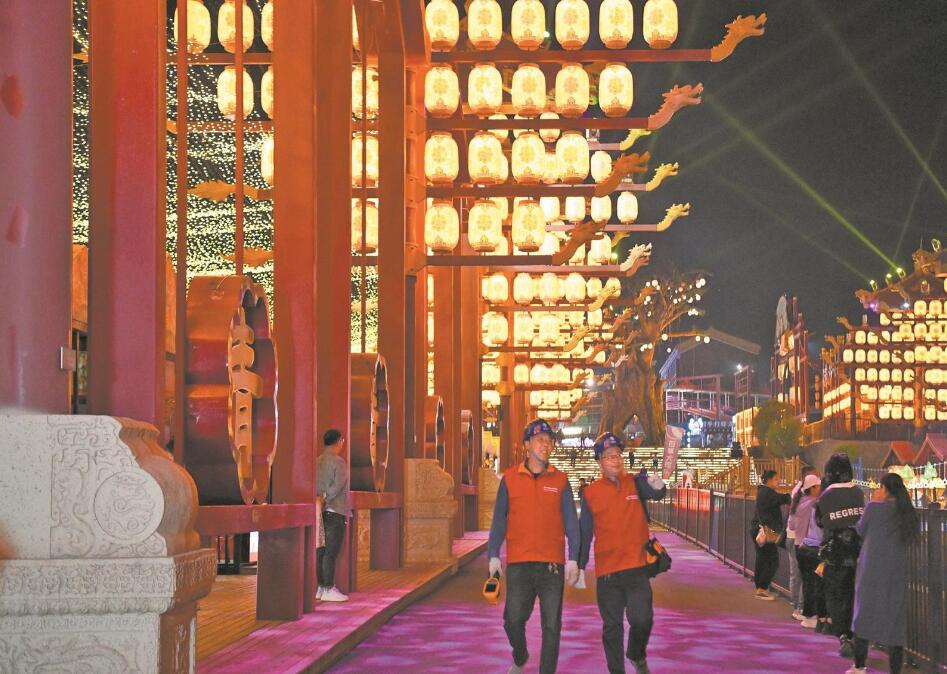 山東青州：東特巡不夜城 景觀(guān)燈火明