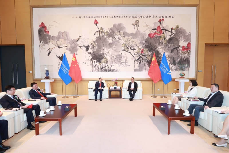 中國(guó)能建黨委書記、董事長(zhǎng)宋海良會(huì)見深交所理事長(zhǎng)陳華平、總經(jīng)理沙雁