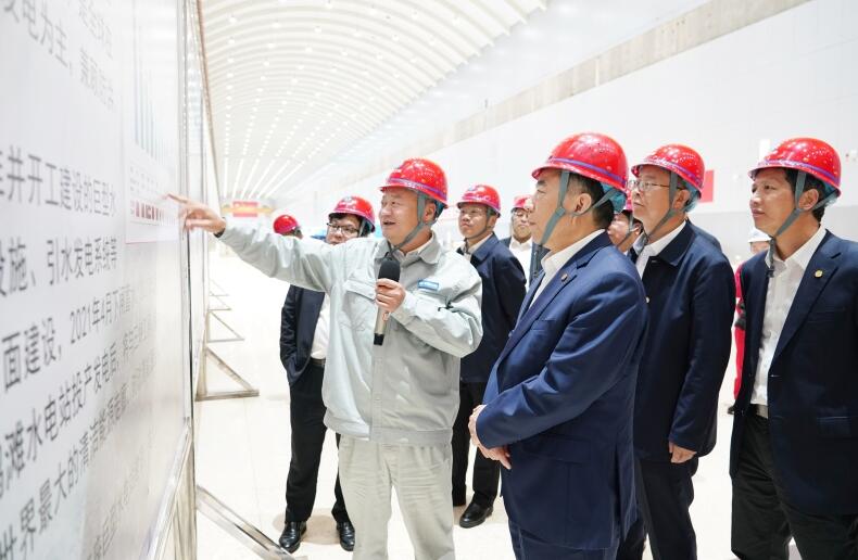 中國能建黨委書記、董事長宋海良赴白鶴灘水電站調(diào)研
