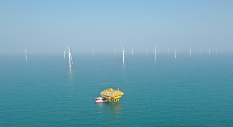 山東首個(gè)百萬千瓦級(jí)海風(fēng)基地！國(guó)家電投半島南U1一期并網(wǎng)發(fā)電