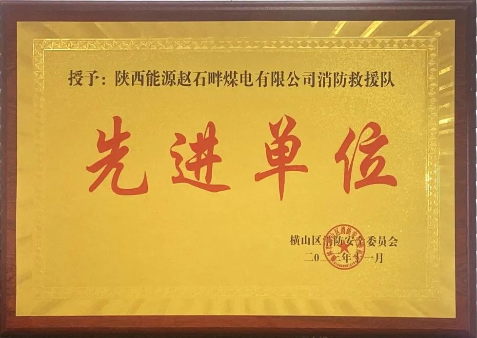 優(yōu)秀！再續(xù)輝煌！陜投集團(tuán)趙石畔煤電消防工作又獲表彰
