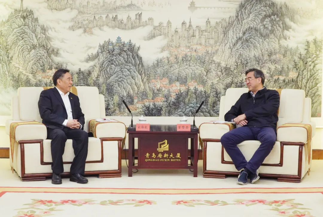 中國(guó)能建黨委書記、董事長(zhǎng)宋海良拜會(huì)山東省委常委、青島市委書記曾贊榮