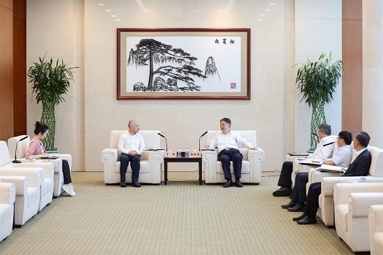 華能集團(tuán)黨組書記、董事長溫樞剛會見海口市市長丁暉