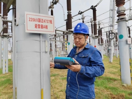監(jiān)督檢查隱患電桿，全力保障電力安全
