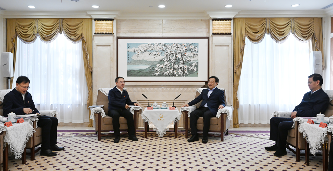 大唐集團(tuán)董事長鄒磊、總經(jīng)理張傳江拜會江蘇省委書記信長星、省長許昆林