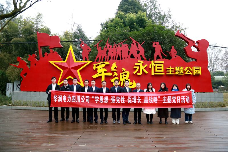 華潤電力四川公司聯(lián)合華潤集團(tuán)在川企業(yè)開展“學(xué)思想、強(qiáng)黨性、促增長、贏戰(zhàn)略”主題黨日活動
