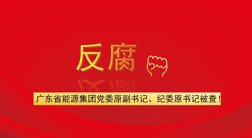 廣東省能源集團(tuán)黨委原副書(shū)記、紀(jì)委原書(shū)記被查！